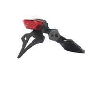 Soporte Portamatriculas Moto para Suzuki para GSX-8S para GSX 8S 2023 2024 Marco Trasero Corto De Motocicleta Luz Trasera Soporte De Matrícula Integrado Portamatrículas Moto(Red)