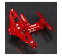 Soporte Portamatrículas Motocicleta para 1290 para Super Adventure S R para Duke SAS 2017-2020 2018 Portamatrículas para Motocicleta(Rojo)