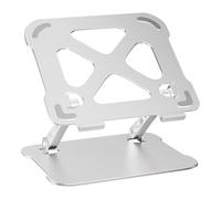Soporte Portátil 10-17", Mesa Plegable Ventilado, para Ordenador, de Aluminio con Altura Ajustable, Elevador Laptop Stand para MacBook Lenovo HP