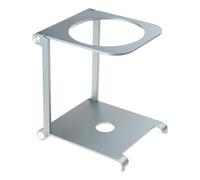 Soporte portátil de aleación de aluminio para cafeteras manuales, estación de preparación plegable, textura de metal