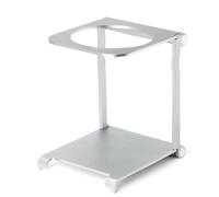 Soporte portátil de aleación de aluminio para cafeteras manuales, estación de preparación plegable, textura de metal