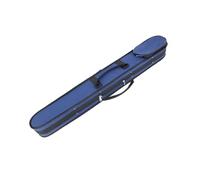 Soporte portátil de doble bajo con protección acolchada para eventos al aire libre, tela Oxford, lona de 84 x 10 x 7 cm, color azul