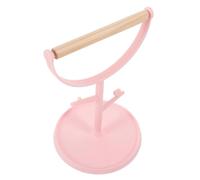 Soporte portátil de entrenamiento para aves con percha de plástico y madera para periquitos, soporte de juego ligero para aves para el