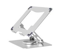 Soporte portátil de laptop 360° Rotatorio Ergonómico Plegable Portátil | Base refrigerante para notebook Libros Informáticos Ajustables, Plegables, Portátiles en Trabajo, Estudio y Viaje