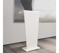 Soporte portátil de madera maciza con ruedas, atril resistente para iglesias, aulas, oficinas, conferencias, escritorio de recepción móvil y púlpito