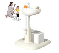 Soporte portátil de pie para baby shower, ducha de pie con altura ajustable antipellizcos y reposabrazos para cambiarse de ropa, soporte de ducha, regalo ideal para 8-36 meses