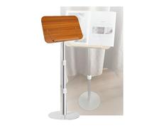 Soporte portátil for tablet con clips for papel, atril de lectura con base, ideal for partituras, libros de recetas, libros ilustrados y revistas.(Color 1,45-75cm)