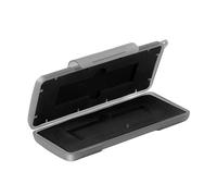 Soporte portátil impermeable para discos duros con protección contra golpes, 2 ranuras, para motores de datos frecuentes, funda de almacenamiento portátil SSD