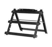 Soporte Portátil para Artistas para Tablero de Luz y Dibujantes | Hierro Negro, Ajuste Antideslizante y Regulable, para E-reader y A4 Lightbox, Fácil de Llevar