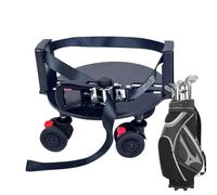 Soporte portátil para bolsa de golf con rueda giratoria de 360 grados y freno