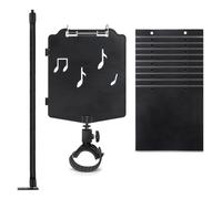 Soporte portátil para clarinete con clip de lira de ABS y silicona para bandas y práctica de principiantes, correa de silicona