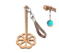 Soporte portátil para hilo de madera, organizador de viaje de ganchillo, suministros de punto para evitar enredos, bola, soporte de ganchillo, organizador de viaje, pequeño, suministros para tejer