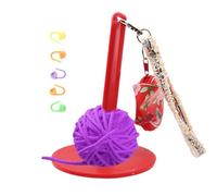 Soporte portátil para | Minder de bolas de | Almacenamiento portátil de suministros de ganchillo organizador de bolas de tejer para los amantes de las manualidades