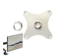 Soporte portátil para monitor de 75 mm de distancia entre orificios, placa adaptadora para soporte de monitor, cabezal de bola de 17 mm, hardware portátil para pantalla digital, proyector, oficina