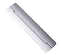 Soporte portátil para ordenador portátil, Soporte for portátil plegable de aluminio for 13 a 17 pulgadas, multicolor, 227x50mm(Sliver)