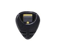 Soporte portátil para púas de guitarra para caja acústica en forma de corazón, Black