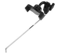 Soporte Portátil para Saxo Casquillo Cuadrado y Ajuste Angular | Plástico y Acero Inoxidable, Instalación sin Daños, para Partituras A4 y Uso en Escenario