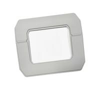 Soporte portátil para tablet con soporte de montaje adhesivo, color gris | Soporte de montaje adhesivo para escritorio, recetas de estudio, viajes, posicionamiento flexible, listo para uso diario