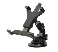 Soporte portátil para tablet de coche, fuerte soporte con ventosa para dispositivos de 6" a 10,5", brazos laterales ajustables con rótula giratoria