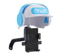 Soporte portátil para teléfono móvil con características ajustables, diseño impermeable para cascos de motocicleta (1 azul)
