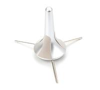 Soporte portátil para trompeta de 3 patas, soporte de trípode de metal desmontable, soporte plegable para trompetas de tamaño estándar