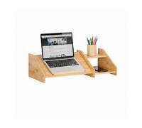 Soporte portátil Soporte notebook Mesa portátil Base para portátil Podio Bambú