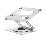Soporte portátil TnB NBSTANDHUB aluminio rotación 360° USB-C HDMI RJ45 hasta 16"