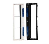 Soporte principal para cepillo y cubierta de cepillo de rodillo para aspiradora Ecovacs X2 Omni/X2 Pro, accesorios de repuesto para barredora ABS, juego de 2 unidades en blanco y negro