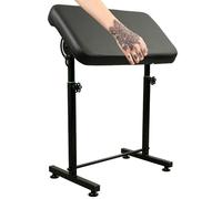 Soporte Profesional para Brazos de Tatuador con Panel Grande, Ajustable en Altura (67-95cm), Base Antideslizante, Portátil y Estable para Estudio o Casa