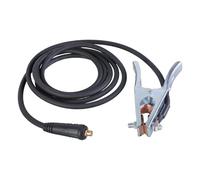Soporte profesional para electrodos de soldadura con abrazaderas de metal aisladas y cable de metal de 10 pies, fácil de usar para varios soldadores, abrazaderas de tierra de soldadura