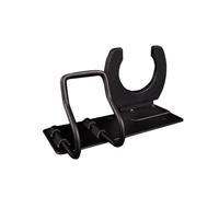 Soporte profesional para micrófono KTV con ganchos individuales/dobles. Disfruta de mejores rendimientos en varios entornos, accesorio negro para sala de entretenimiento