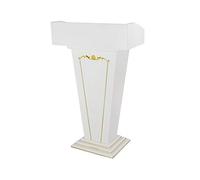Soporte profesional para presentaciones de discursos con base resistente de altura ajustable, ideal para conferencias, eventos y hablar en público, portátil y fácil de montar