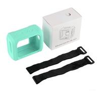 Soporte protector de silicona para altavoz JBL para GO3 que proporciona una defensa fiable contra caídas y arañazos mientras ofrece uso de manos (menta verde)