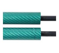 Soporte puntales elevación capó delantero acero Para Toyota Para Celica 1990-1993 Hatchback Auto Maletero Trasero Puerta Puntales Soporte Elevación Resorte Amortiguador 765mm(Green Carbon Fiber)