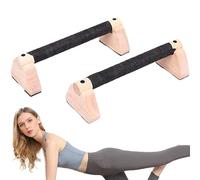 Soporte push up de entrenamiento - Pestillo de alto rendimiento, mango de madera paraletos, aparatos de fitness con mango ergonómico para entrenamiento de fuerza, ejercicios de soporte central en casa