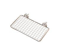 Soporte Rectangular para Jaula de pájaros con construcción de Acero Inoxidable, Plataforma para Percha de Loros para pájaros pequeños a Grandes, Plataforma para de fácil instalación