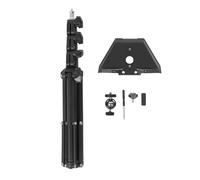 Soporte Rectangular para trípode para satélite, Kit de Montaje de aleación de Aluminio de Altura Ajustable para Acampar, RV, Viajes, Uso al Aire Libre con Adaptador de Tubo y pies