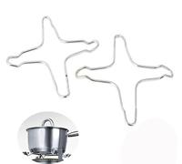 Soporte reductor para cocina de gas,2 Piezas Adaptador Fuego Cocina Gas,Reductor Cocina Gas de Acero Inoxidable,Universal Reductor Cocina Gas ,Antideslizante, Soporte para Olla de Leche y Cafetera