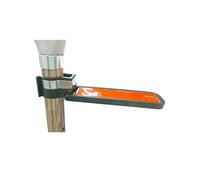 Ossenberg Soporte reflectante para bastones - negro/naranja - Accesorios para bastones y andadores - Soporte para muletas para bastones y ayudas de movilidad - Fabricado en Alemania