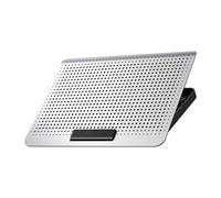 Soporte Refrigerador para Portátil de Aleación de Aluminio | 5v Dc, 170ma, 2.4w, USB Dobles, Ajuste de Niveles, Color Plata