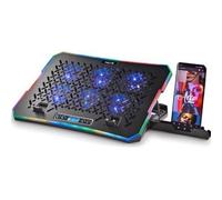 Soporte Refrigerante NGS Hero Stand para Portátiles hasta 15.6"/ Iluminación LED