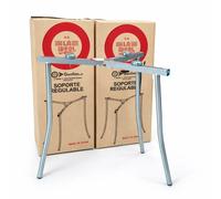 Soporte Regulable para Paellero de Gas Garcima - Trípode de Acero Galvanizado - Base Ajustable para Paelleras - Soporte Estable para Cocina Exterior, Jardín, Camping y Barbacoa