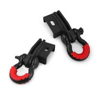 Soporte Remolque Compatible con Toyota Tacoma 2009-2023 Soportes De Gancho De Remolque Delantero para con Kit De Montaje De Grillete De Anillo En D De 3/4" Tubo Receptor de Remolque