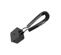 Soporte remoto para TV, soporte para mando a distancia, organizador de TV magnético de 10 x 4 x 5 pulgadas, con cadena retráctil, almacenamiento de montaje seguro para salón, hotel