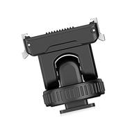 Soporte resistente de zapata fría con rosca de 1/4 pulgadas y ajuste de 75 grados, color negro para cámara Action 5 Professional 4 3, accesorio de fotografía al aire libre