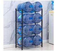 Soporte resistente para botellas de agua de 5 galones, organizador de almacenamiento apilable para botellas de agua, diseño desmontable para almacenamiento y organización eficientes de botellas de