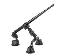 Soporte resistente para cámara de techo de coche con 3 ventosas, brazo de 1,2 m para vista en tercera persona, captura la vista de tercera persona