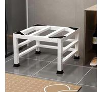 Soporte resistente para lavadora y secadora de 300 kg, 30 cm, altura ajustable, soporte para lavadora, refrigerador y congelador, 50 x 50 x 30 cm, base blanca resistente