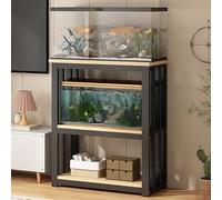 Soporte Resistente para pecera y gabinete para Acuario para Tanques de 80 a 120 cm, diseño de Mediados de Siglo, Sistema de estantes para vivero de Reptiles y Tortugas, Estante Duradero para