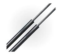 Soporte Resorte Gas 2 PCS Portón Trasero Puntales Maletero Soporte Elevación Amortiguador Resortes Gas Prop Para Para Fabia Para MK3 Para NJ Hatchback 2015-2019 2020 2021(Black Carbon Fiber)